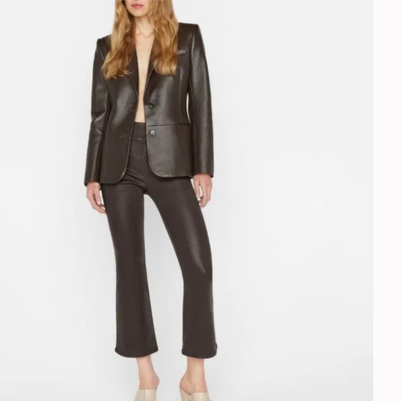 Frame Denim Coated Pants NWT size 1 - Picture 2 of 8